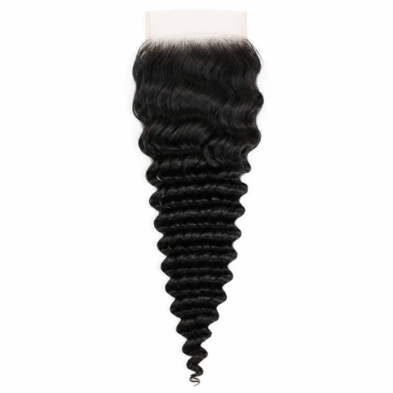 Deep Wave 5x5 Transparent Lace Closure