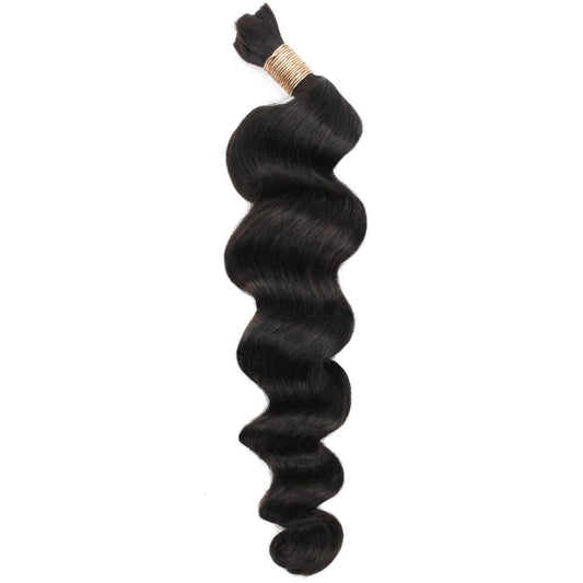 Loose Wave Bulk Human Hair Extensions